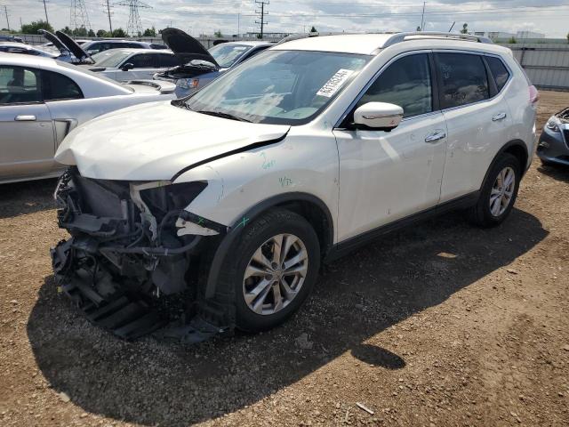 5N1AT2MT1EC814347 - 2014 NISSAN ROGUE S WHITE photo 1