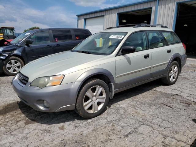 4S4BP61C557376302 - 2005 SUBARU LEGACY OUTBACK 2.5I BEIGE photo 1