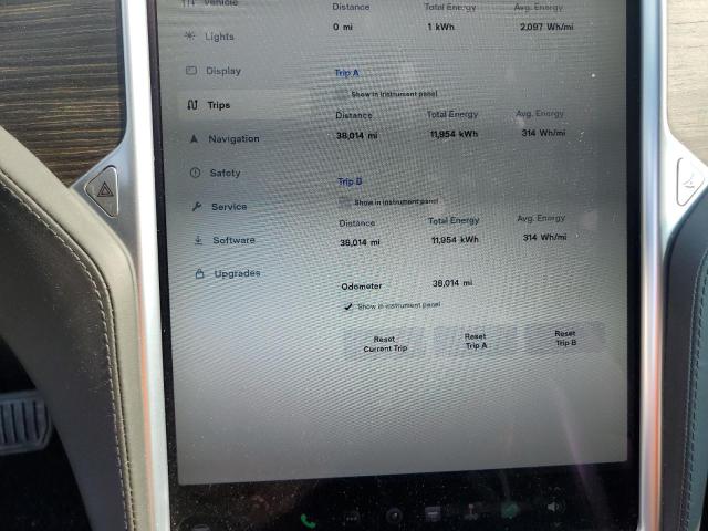 5YJSA1E27HF184470 - 2017 TESLA MODEL S Boz foto 9