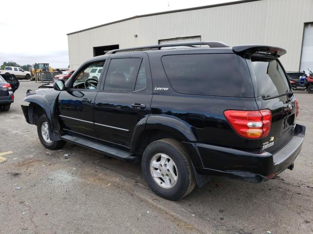 5TDBT48A42S065485 - 2002 TOYOTA SEQUOIA LIMITED BLACK photo 2