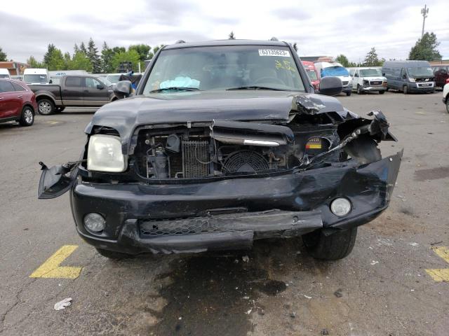 5TDBT48A42S065485 - 2002 TOYOTA SEQUOIA LIMITED BLACK photo 5