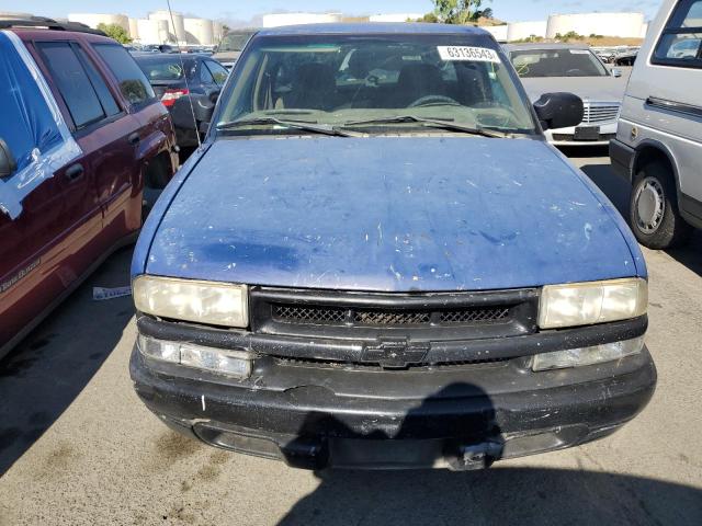 1GCCS19W618250558 - 2001 CHEVROLET S-10 S10 BLUE photo 5