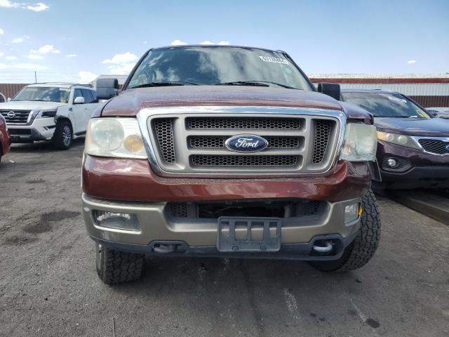 1FTPW14515KE13761 - 2005 FORD F150 SUPERCREW BROWN photo 5