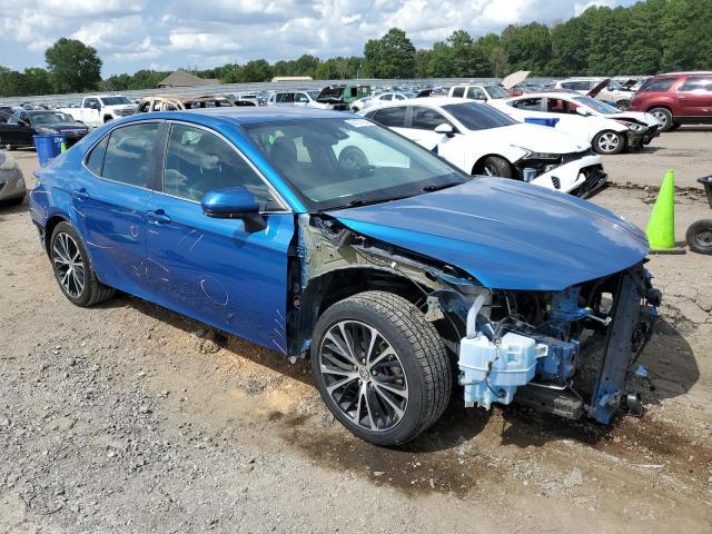 4T1B11HK7KU162345 - 2019 TOYOTA CAMRY L BLUE photo 4