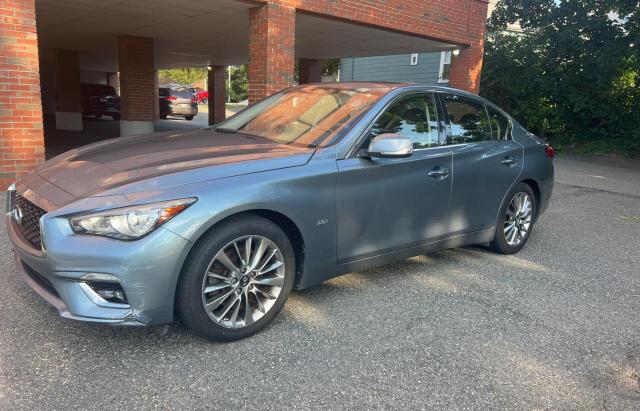 JN1EV7AR6JM444123 - 2018 INFINITI Q50 LUXE BLUE photo 2