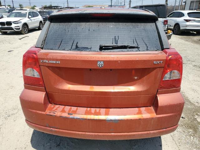 1B3HB48B77D166904 - 2007 DODGE CALIBER SXT ORANGE photo 6