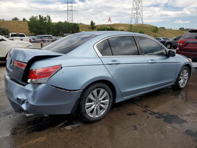 1HGCP2F89CA045813 - 2012 HONDA ACCORD EXL TURQUOISE photo 3