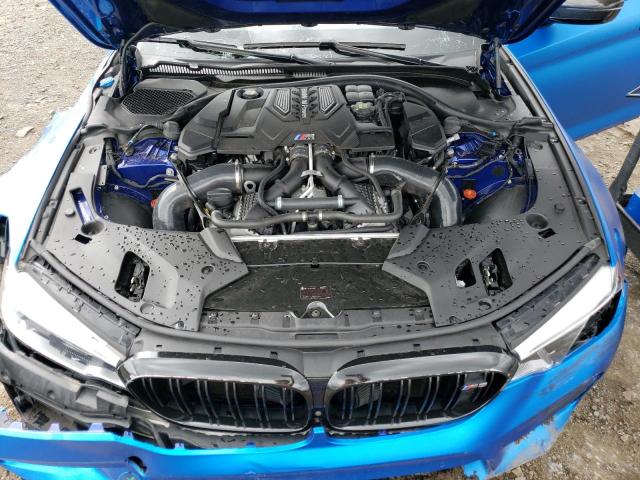 WBSJF0C59JB282373 - 2018 BMW M5 BLUE photo 11