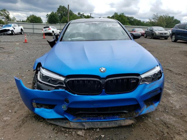 WBSJF0C59JB282373 - 2018 BMW M5 BLUE photo 5