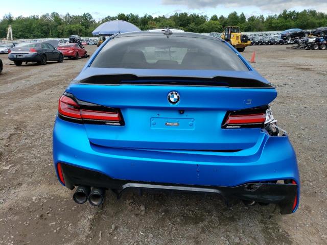 WBSJF0C59JB282373 - 2018 BMW M5 BLUE photo 6
