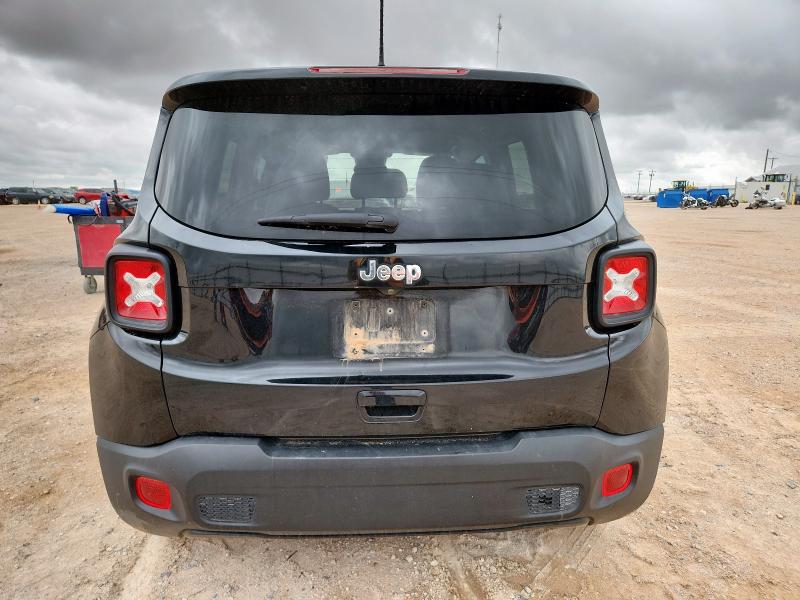 ZACNJCAB5MPM72552 - 2021 JEEP RENEGADE SPORT BLACK photo 6