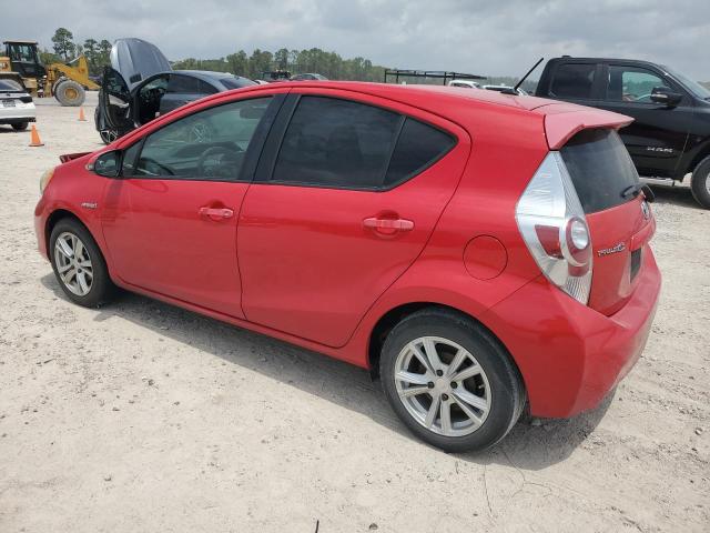 JTDKDTB32D1550449 - 2013 TOYOTA PRIUS C RED photo 2