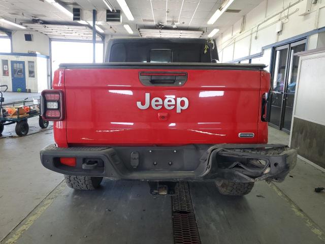 1C6HJTFG7LL183056 - 2020 JEEP GLADIATOR OVERLAND RED photo 6