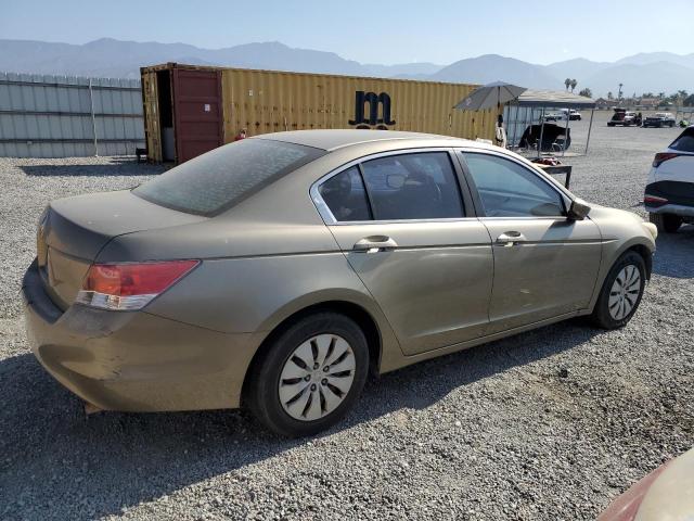 1HGCP26369A040579 - 2009 HONDA ACCORD LX TAN photo 3