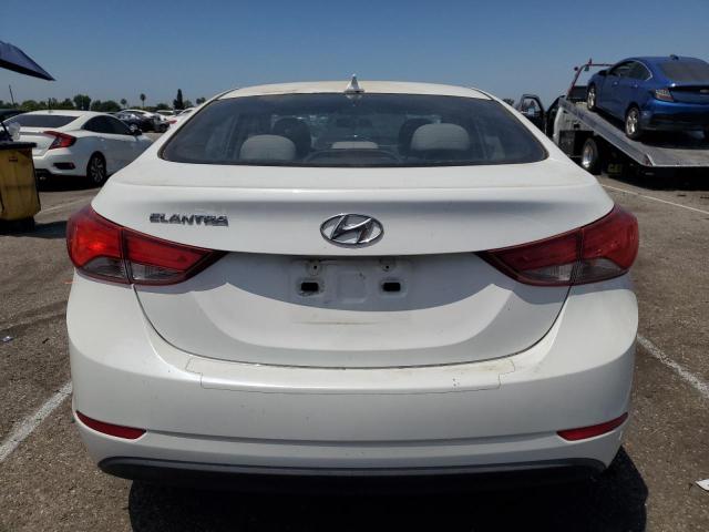 5NPDH4AE3GH733491 - 2016 HYUNDAI ELANTRA SE WHITE photo 6