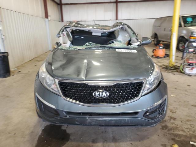 KNDPB3ACXE7549299 - 2014 KIA SPORTAGE BASE GRAY photo 5