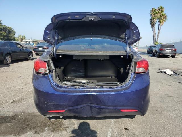 5NPDH4AE8DH402417 - 2013 HYUNDAI ELANTRA GLS BLUE photo 6