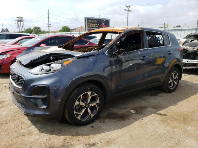 KNDPM3AC6L7745389 - 2020 KIA SPORTAGE LX BLUE photo 1