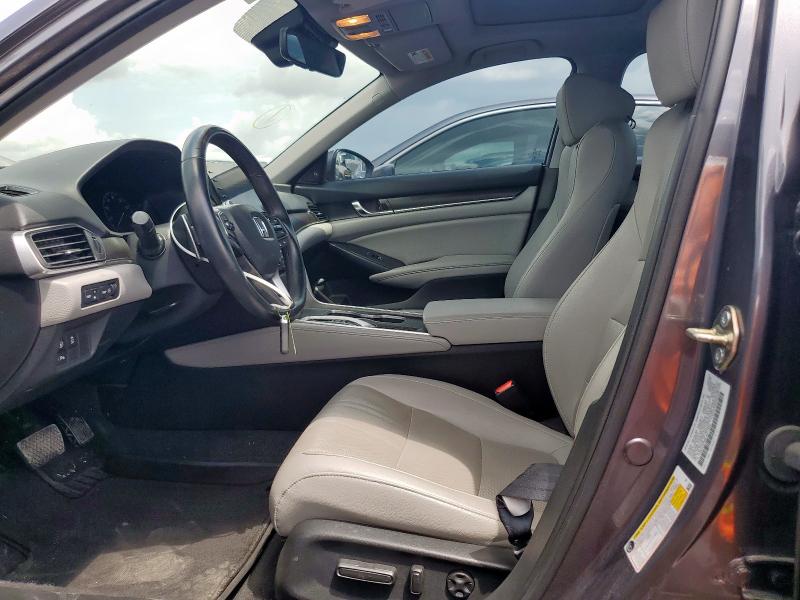 1HGCV2F98LA011943 - 2020 HONDA ACCORD TOURING GRAY photo 7