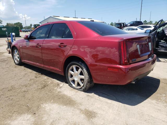 1G6DW677950220284 - 2005 CADILLAC STS RED photo 2