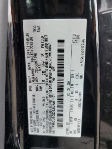 1FMCU9GD5JUA61171 - 2018 FORD ESCAPE SE Қара фото 14