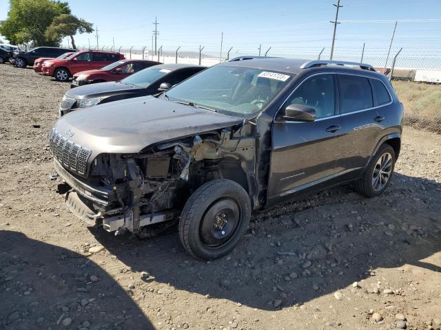 1C4PJMJN1KD123895 - 2019 JEEP CHEROKEE OVERLAND GRAY photo 1