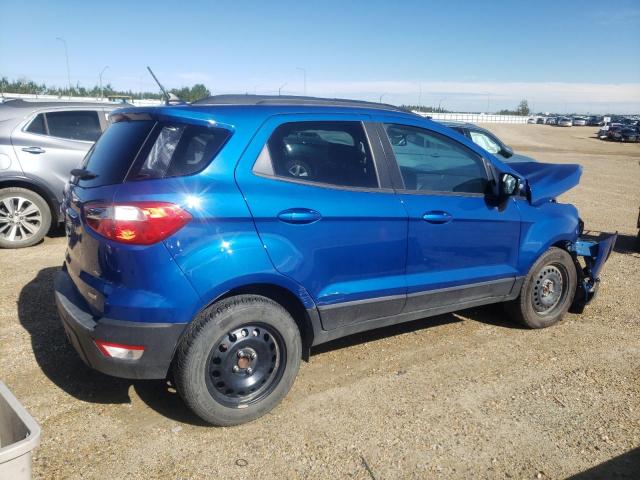 MAJ3P1TE1JC233591 - 2018 FORD ECOSPORT SE BLUE photo 3