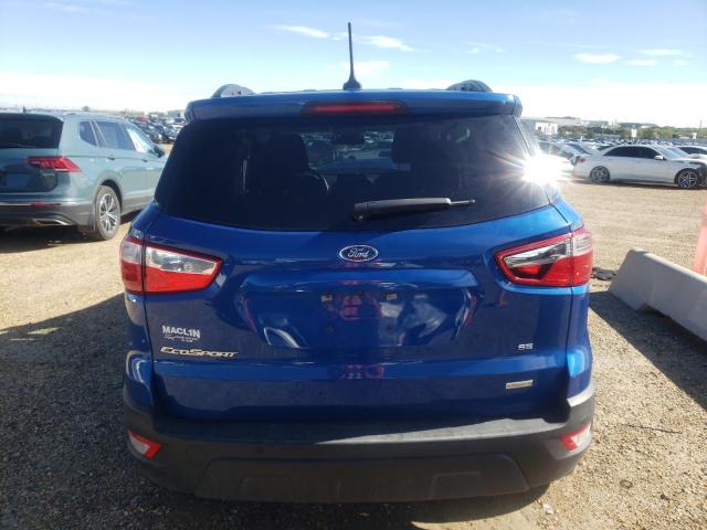 MAJ3P1TE1JC233591 - 2018 FORD ECOSPORT SE BLUE photo 6