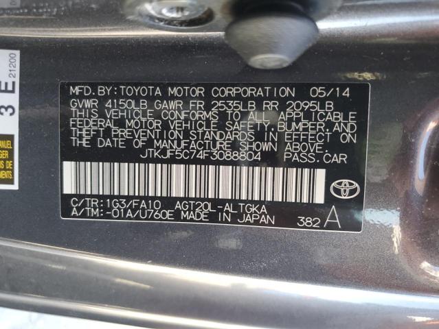 JTKJF5C74F3088804 - 2015 TOYOTA SCION TC 石墨色 照片 13