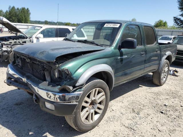5TEGN92N31Z770630 - 2001 TOYOTA TACOMA DOUBLE CAB PRERUNNER GREEN photo 1