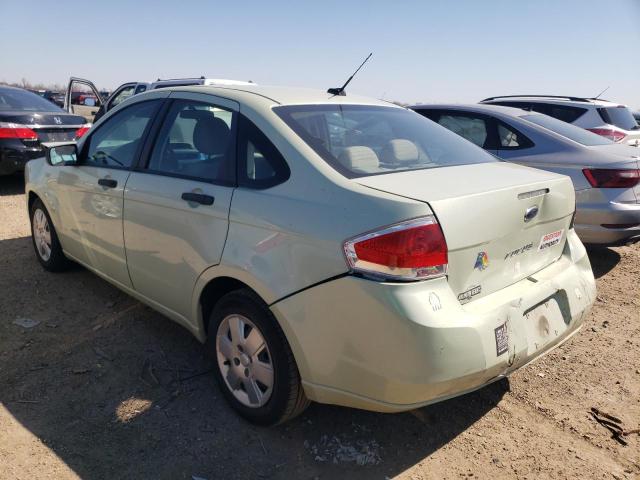 1FAHP3EN3AW104782 - 2010 FORD FOCUS S GREEN photo 2