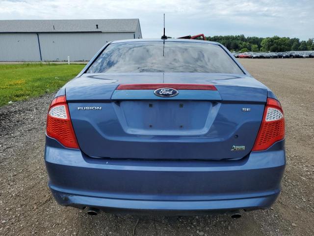 3FAHP0HG7AR215382 - 2010 FORD FUSION SE BLUE photo 6