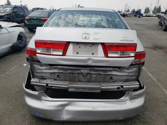 1HGCM66543A073556 - 2003 HONDA ACCORD EX SILVER photo 6