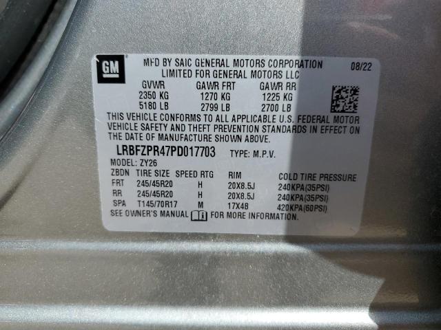 LRBFZPR47PD017703 - 2023 BUICK ENVISION ESSENCE أبيض صورة 12