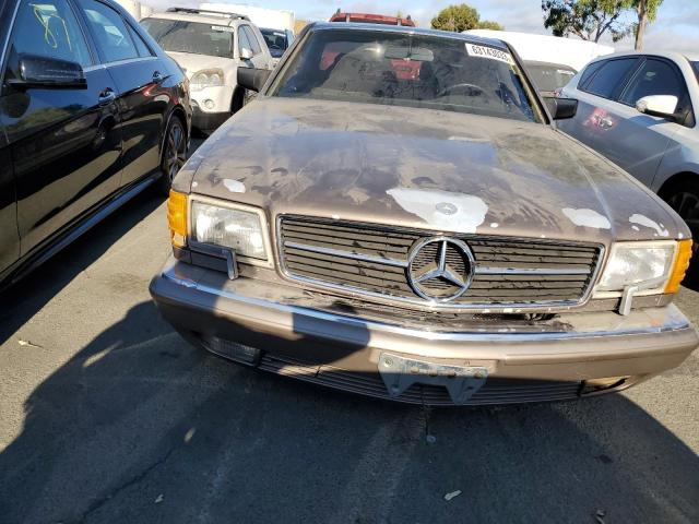 WDBCA45E1KA477151 - 1989 MERCEDES-BENZ 560 SEC BROWN photo 5