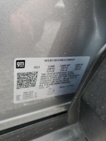 KL77LHE26RC044141 - 2024 CHEVROLET TRAX 1LT SILVER photo 12