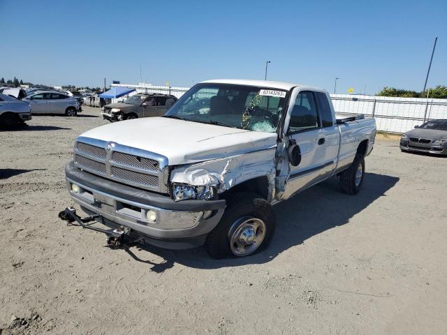 3B7KF23622M244834 - 2002 DODGE RAM 2500 WHITE photo 1