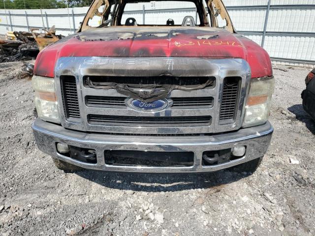 1FTSW21R78EA73381 - 2008 FORD F250 SUPER DUTY RED photo 11