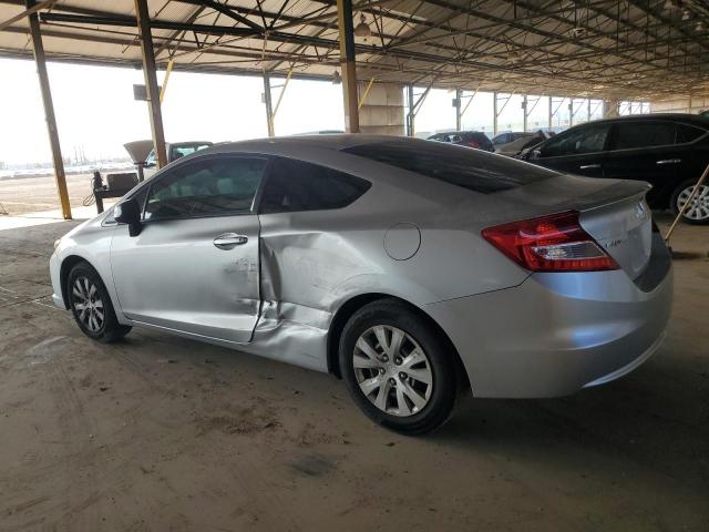 2HGFG3B51CH530866 - 2012 HONDA CIVIC LX SILVER photo 2