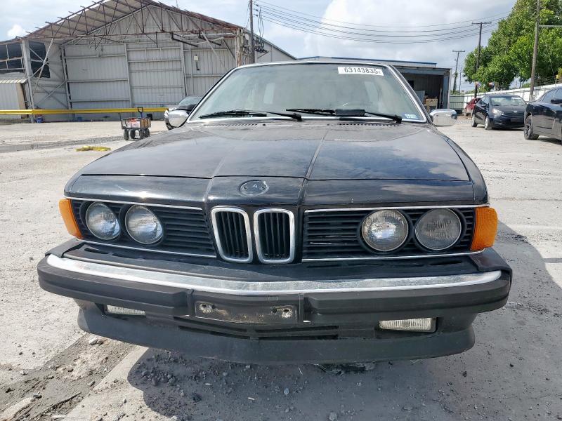 WBAEC8405H0614606 - 1987 BMW 635 CSI AUTOMATIC L6 BLACK photo 5
