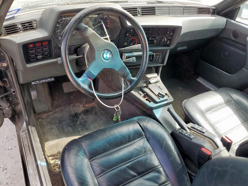 WBAEC8405H0614606 - 1987 BMW 635 CSI AUTOMATIC L6 BLACK photo 8