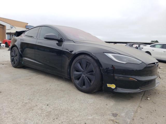 5YJSA1E58NF478675 - 2022 TESLA MODEL S BLACK photo 4