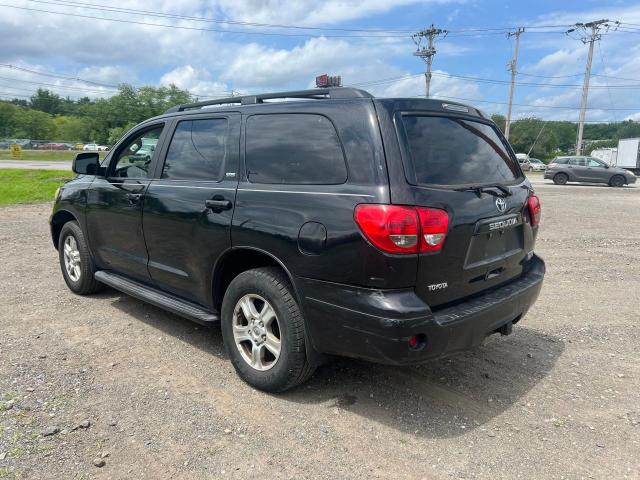 5TDBY64A48S003130 - 2008 TOYOTA SEQUOIA SR5 BLACK photo 3