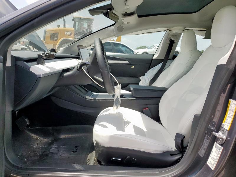 5YJ3E1EA0PF630151 - 2023 TESLA MODEL 3 GRAY photo 7