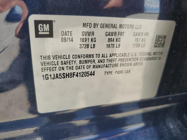 1G1JA5SH8F4120544 - 2015 CHEVROLET SONIC LS 蓝色 照片 12