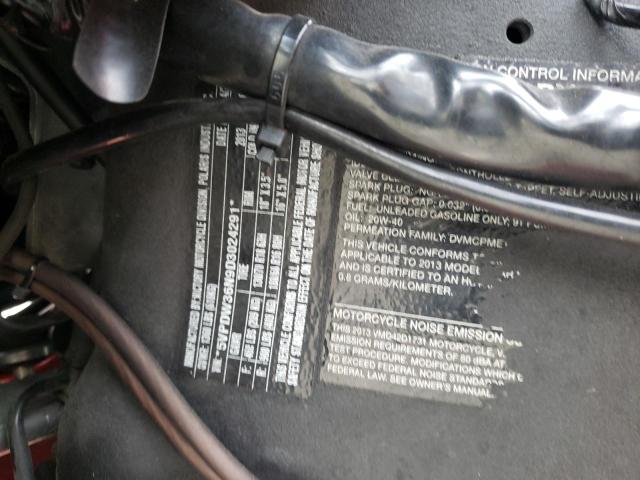 5VPDW36N9D3024291 - 2013 VICTORY MOTORCYCLES CROSS COUN Czerwony zdjęcie 10