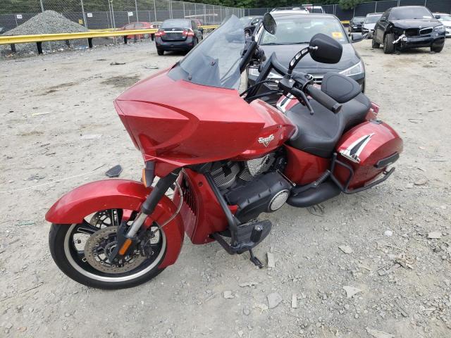 5VPDW36N9D3024291 - 2013 VICTORY MOTORCYCLES CROSS COUN Czerwony zdjęcie 2