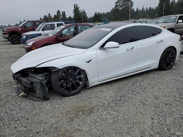 5YJSA1E29MF424712 - 2021 TESLA MODEL S Սպիտակ լուսանկար 1