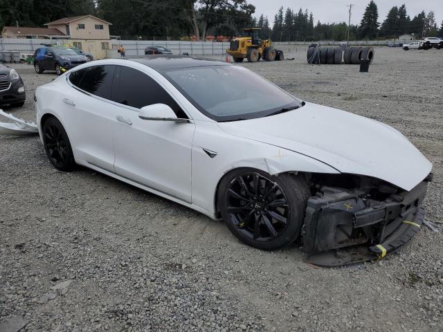 5YJSA1E29MF424712 - 2021 TESLA MODEL S Սպիտակ լուսանկար 4