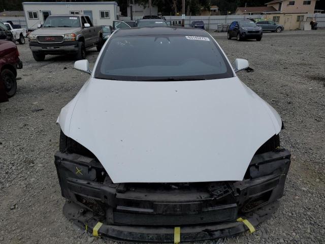5YJSA1E29MF424712 - 2021 TESLA MODEL S Սպիտակ լուսանկար 5
